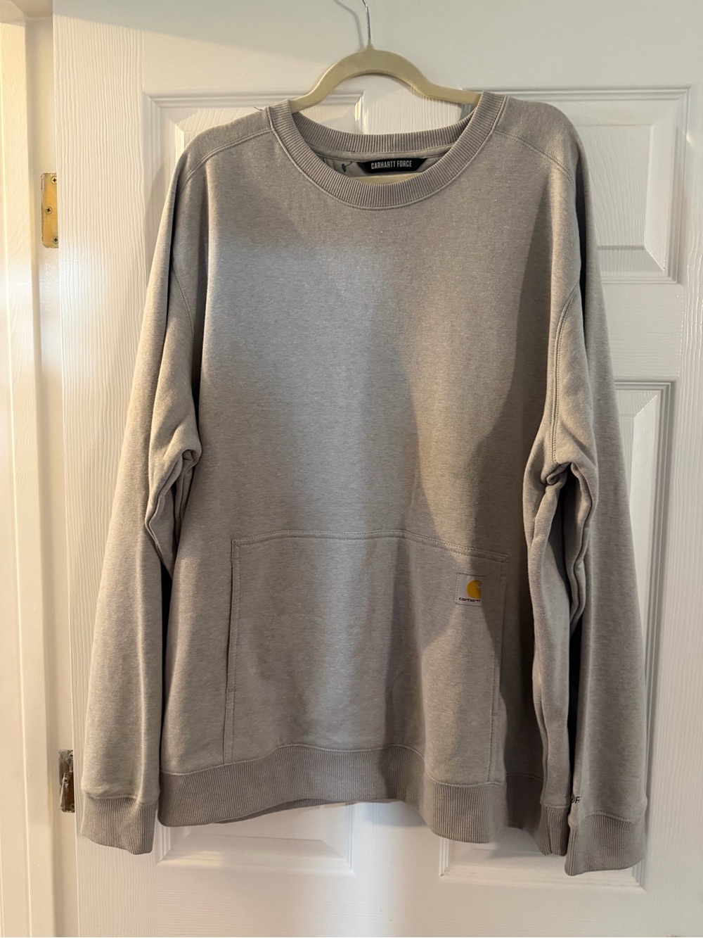 Carhartt Gray Crewneck Sweatshirt with Pocket